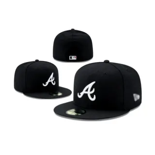 New Era 59FIFTY Atlanta 'A' Black Cap — seller product photo