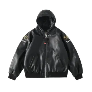 Supreme SUP-22 Black Leather Jacket — seller product photo