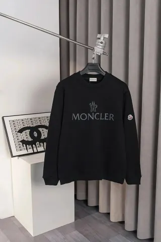 Moncler Black Logo Crewneck Sweatshirt — seller product photo