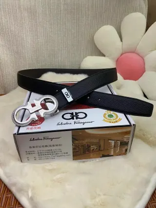Salvatore Ferragamo Black Gancini Belt — seller product photo