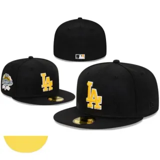 New Era Los Angeles Dodgers 59FIFTY Black & Gold Cap — seller product photo