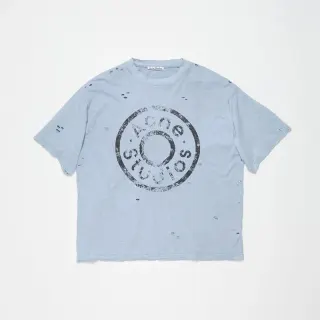 Acne Studios Face Logo T-Shirt Light Blue — seller product photo