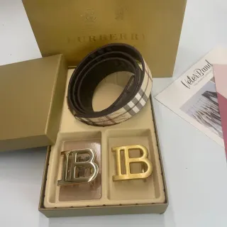 Burberry Classic Check Belt Brown & Beige — seller product photo