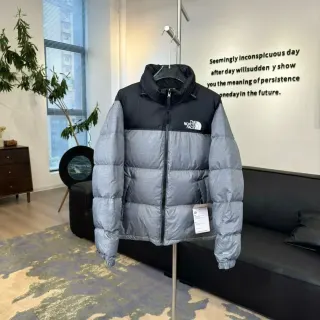 The North Face Nuptse Bamboo Grey Jacket — seller product photo