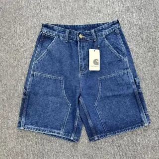 Carhartt Mid-Wash Denim Shorts — seller product photo