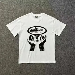 White Graphic Print T-Shirt — seller product photo