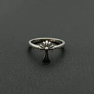 Chrome Hearts Cemetery Cross Ring Silver Jewelry — seller product photo