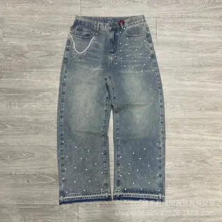 1393 Blue Pearl-Detail Jeans — seller product photo