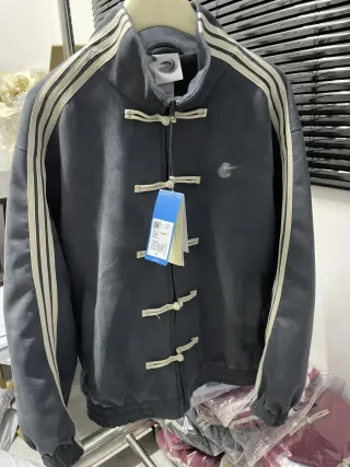 Carbon Grey Track Jacket with Mandarin Collar — seller product photo