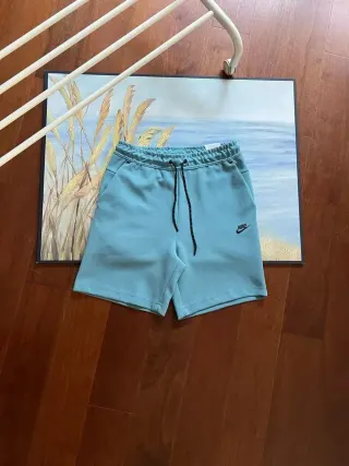 Nike Tech Fleece Lake Blue Shorts — seller product photo