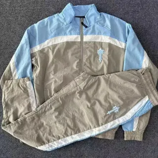 Trapstar Shooters Beige & Light Blue Tracksuit — seller product photo