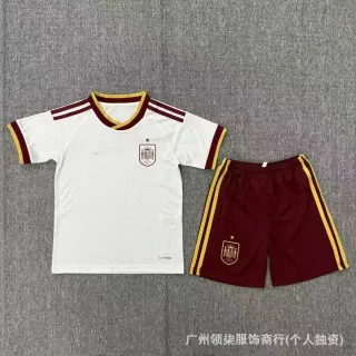 Adidas Spain Away Kids Soccer Jersey & Shorts Set — seller product photo