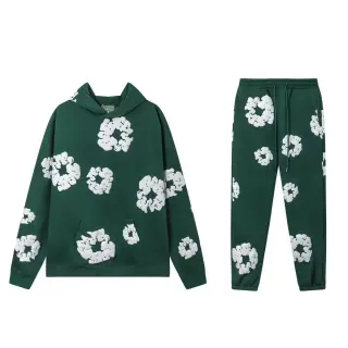 Green Floral Print Tracksuit Set — seller product photo