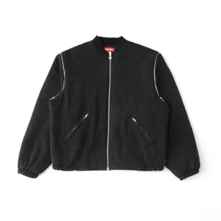Supreme Diamond Quilted Bomber Black Jacket — seller product photo