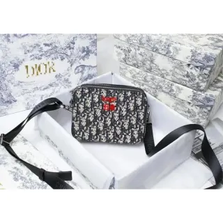 Dior Lady Dior Small Crossbody Bag Black/White — seller product photo