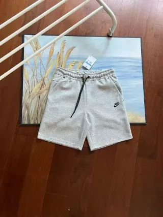 Nike Tech Fleece Light Grey Shorts — seller product photo