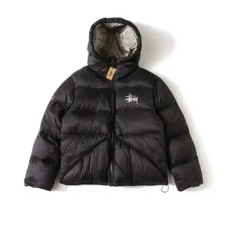Stussy Black Logo Puffer Jacket — seller product photo
