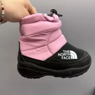 The North Face Nuptse Pink/Black Winter Boots — seller product photo