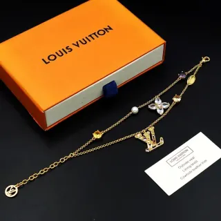 Louis Vuitton LV Logo Gold Bracelet — seller product photo