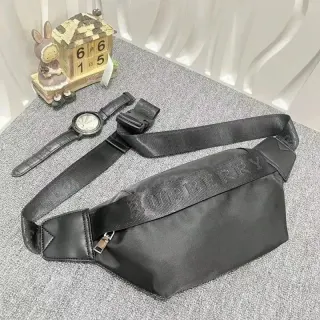 Burberry Black Embossed Belt Bag — seller product photo