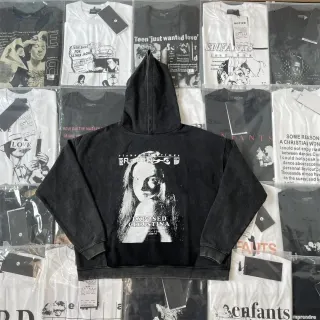 Richer Poorer Exposed Christina Hoodie Washed Black — seller product photo