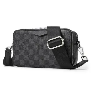 Louis Vuitton Damier Monogram Crossbody Bag Black — seller product photo