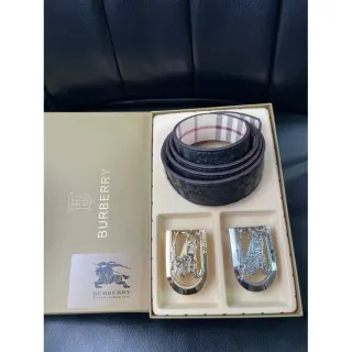 Burberry Classic Check Belt Set with Buckles — seller product photo