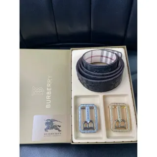 Burberry Classic Check Belt Set in Black — seller product photo