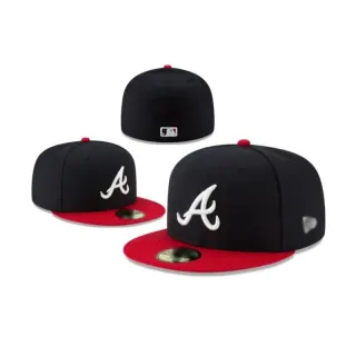 New Era 59FIFTY Atlanta 'A' Cap Black/Red — seller product photo
