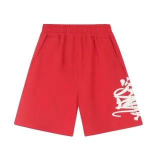 Red Graphic Print Shorts — seller product photo