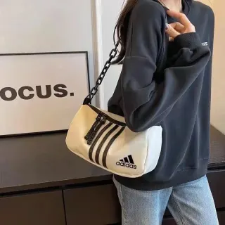 Adidas White Black Striped Shoulder Bag — seller product photo