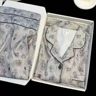 Chrome Hearts Cemetery Cross Pajama Set Grey — seller product photo