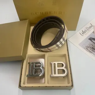 Burberry Classic Check Belt Brown & Beige — seller product photo