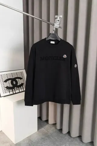 Moncler Black Logo Crewneck Sweatshirt — seller product photo