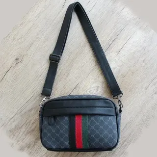 Gucci GG Marmont Black & Red Crossbody Bag — seller product photo