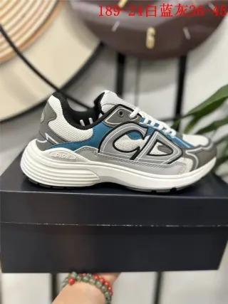 Dior CDG White Blue Grey Sneakers — seller product photo