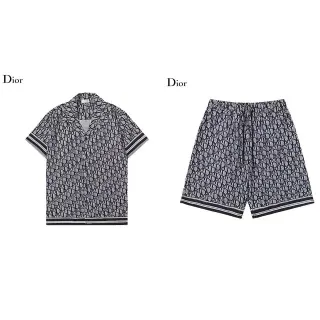 Dior Monogram Print Set - Navy/White — seller product photo