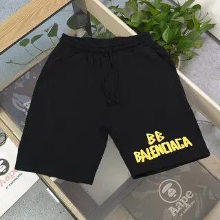 A Bathing Ape BAPE STA Black Shorts with BB Balenciaga Print — seller product photo