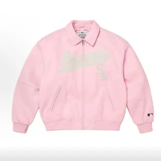 Supreme Box Logo Pink Bomber Jacket — seller product photo