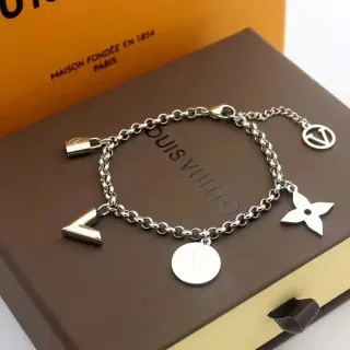 Louis Vuitton Tabi LV Letter Bracelet Silver — seller product photo