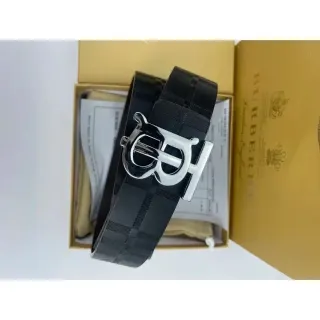 Burberry Black Check Monogram Belt — seller product photo