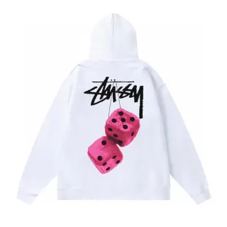 Stussy White Dice Print Hoodie — seller product photo