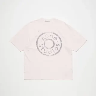 Acne Studios Distressed Logo T-Shirt Cream — seller product photo