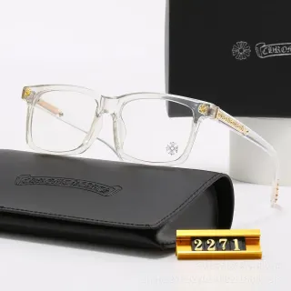 Chrome Hearts Clear Frame Eyewear with Gold Accents — seller product photo