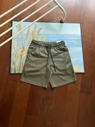 Nike Tech Fleece Olive Green Shorts — seller product photo