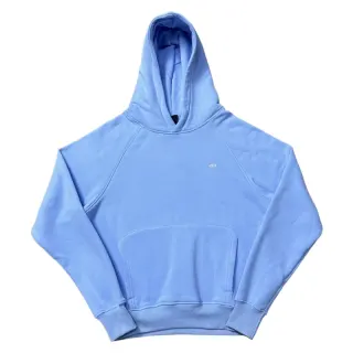 Unisex Light Blue Hoodie with Front Pocket — seller product photo