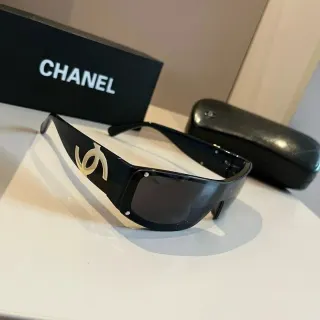Chanel Classic Logo Black Sunglasses — seller product photo