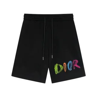 Dior Black 'Dior' Print Shorts — seller product photo