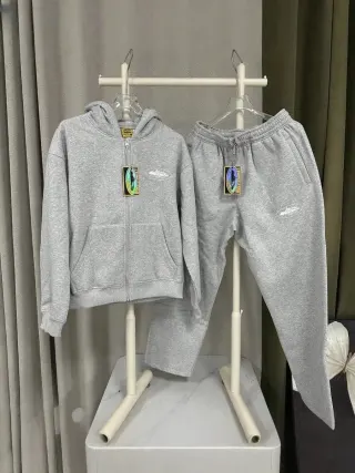 Gray Co-ord Set with Embroidered Patches — seller product photo