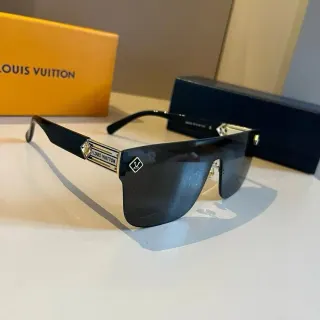 Louis Vuitton LOUIS VITTON Black Shield Sunglasses — seller product photo